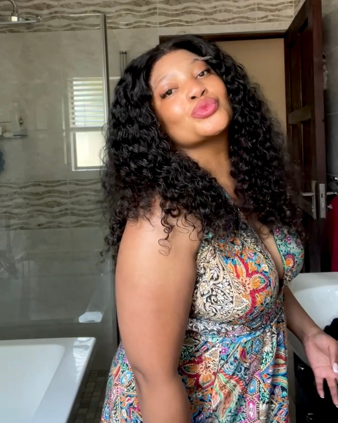 ITALIAN CURL- Glueless hd raw wig