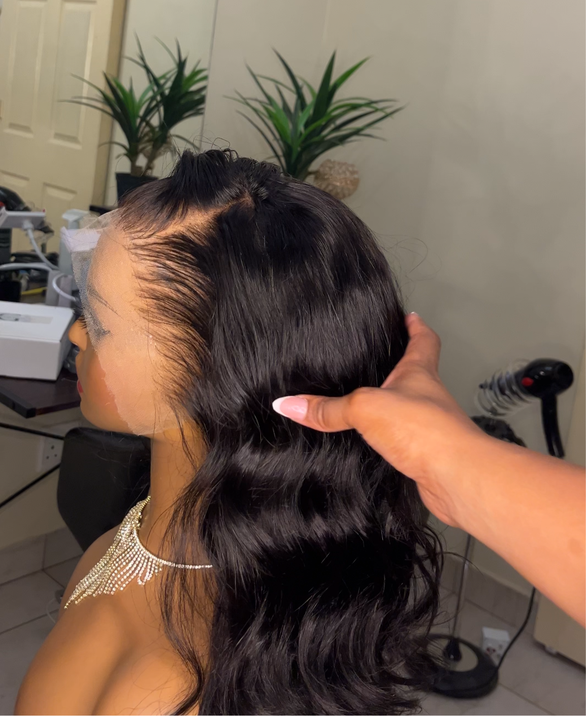 WAVY SUPER DOUBLE DRAWN - Glueless virgin wig